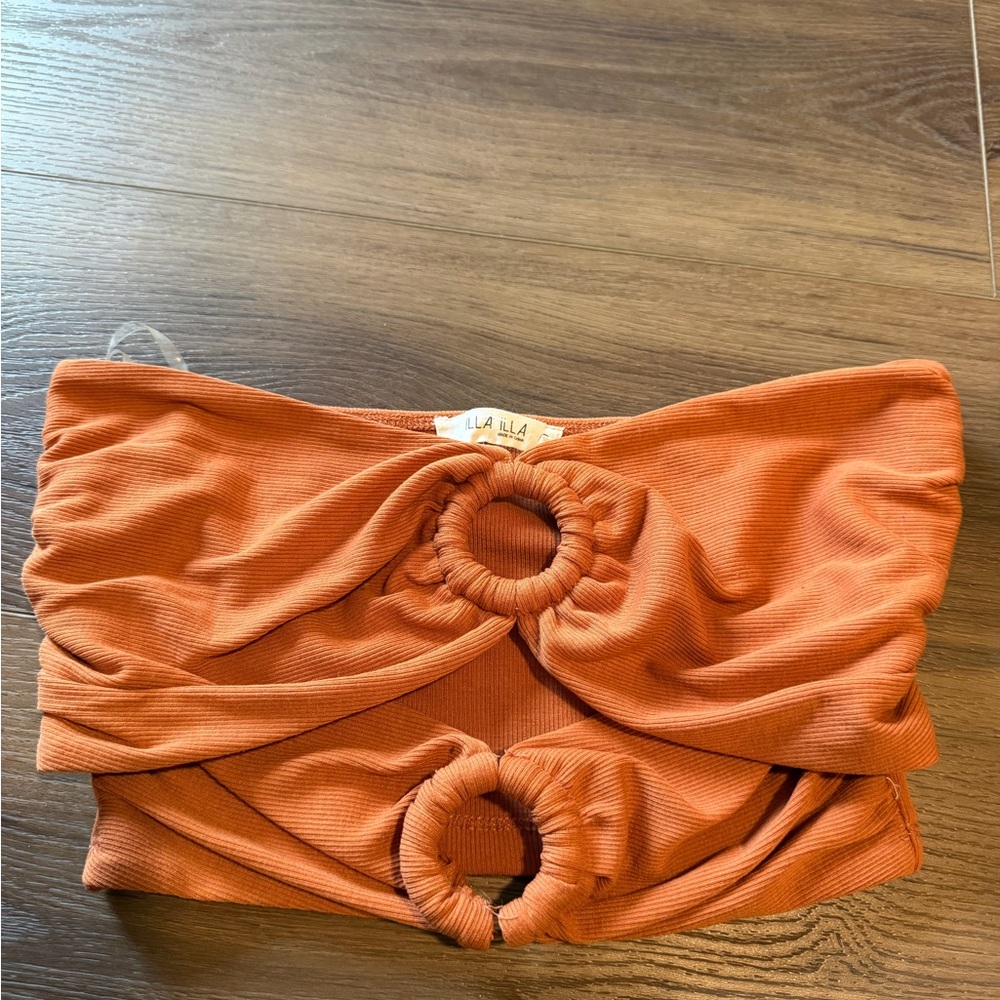 ILLA ILLA Burnt Orange Tube Top